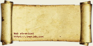 Jesenka Marjanović vizit kartica